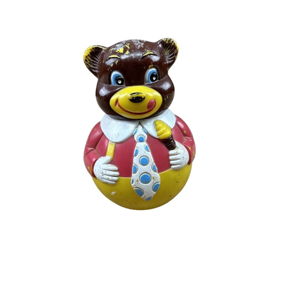 Roly Poly Bear Vintage Toy‎ Ice Cream
